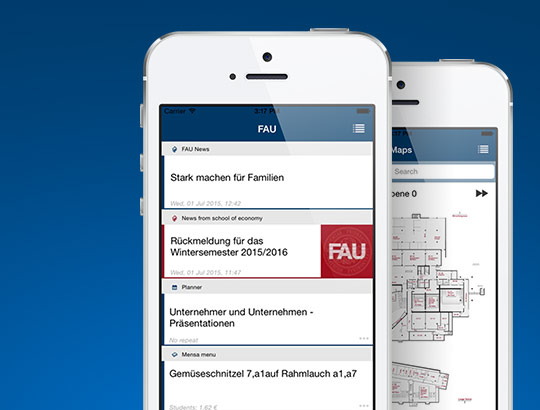 FAU - Campus-App for iOS and Android